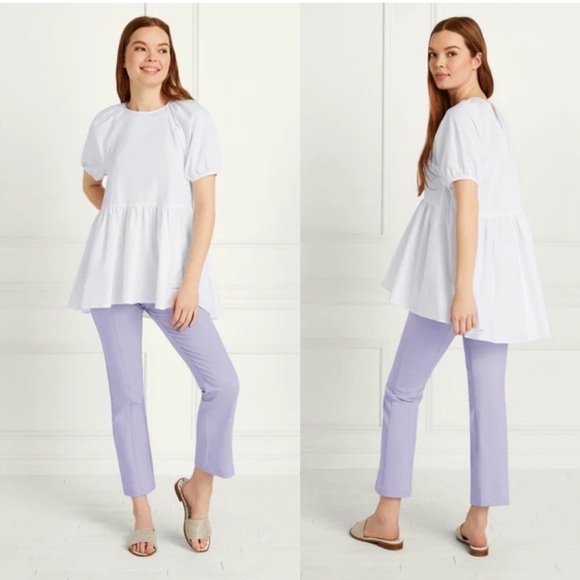 HILL HOUSE The Francesca Top In White - Picture 1 of 4